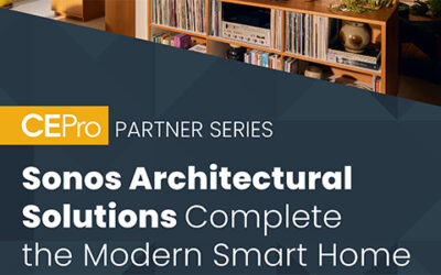 Sonos Architectural Solutions Complete the Modern Smart Home