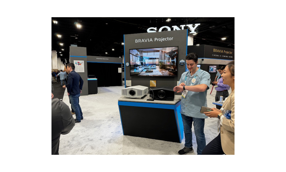 Sony BRAVIA Projectors big-screen TV products (photo credit: Bob Archer CE Pro)