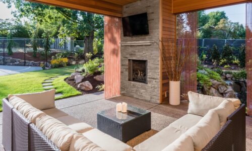 Outdoor technology installation project